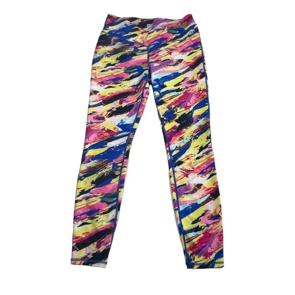 Athletic Works Womens Large Active High Rise Fashion Legging Colorful Running - Picture 11 of 11
